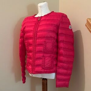 Moncler Women's Vibrant Red Puffer Jacket